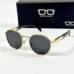 Prada – 56ZS – 54 – Golden Black – Metal – Sunglasses – Unisex
