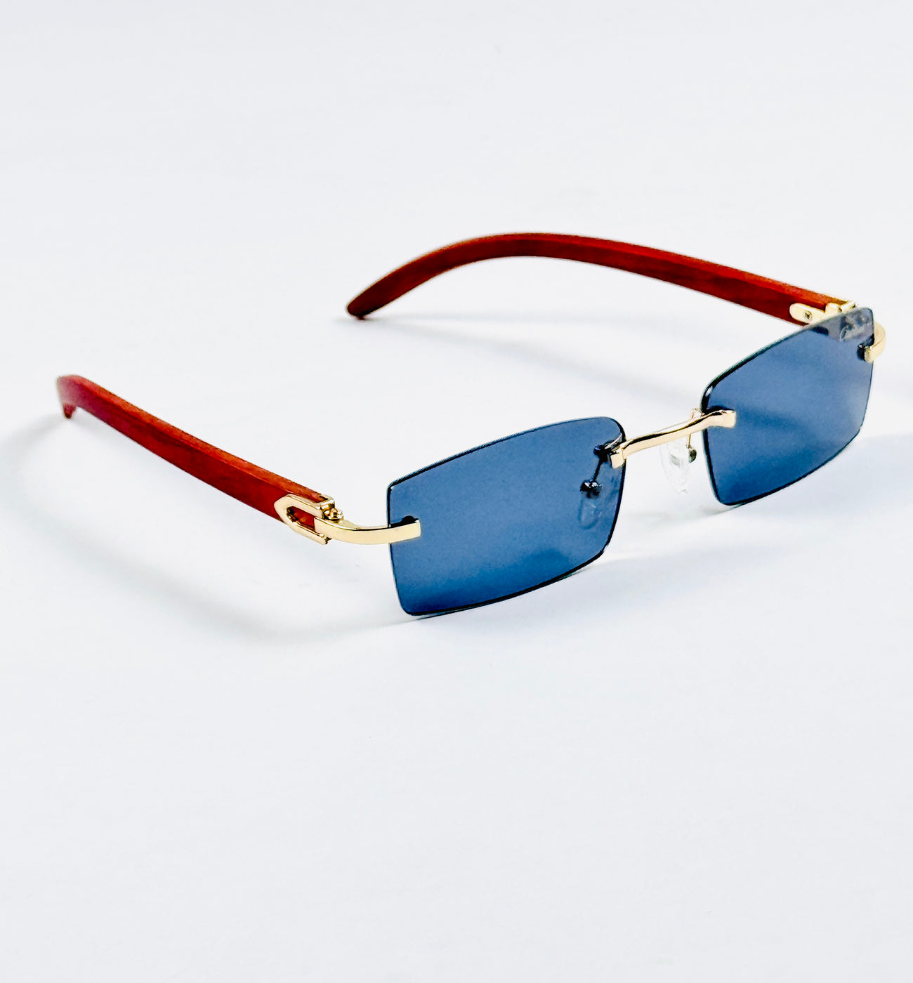 Cartier – 53 – Wooden Black - Rimless - Sunglasses – Unisex