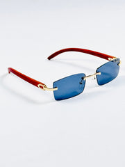 Cartier – 53 – Wooden Black - Rimless - Sunglasses – Unisex
