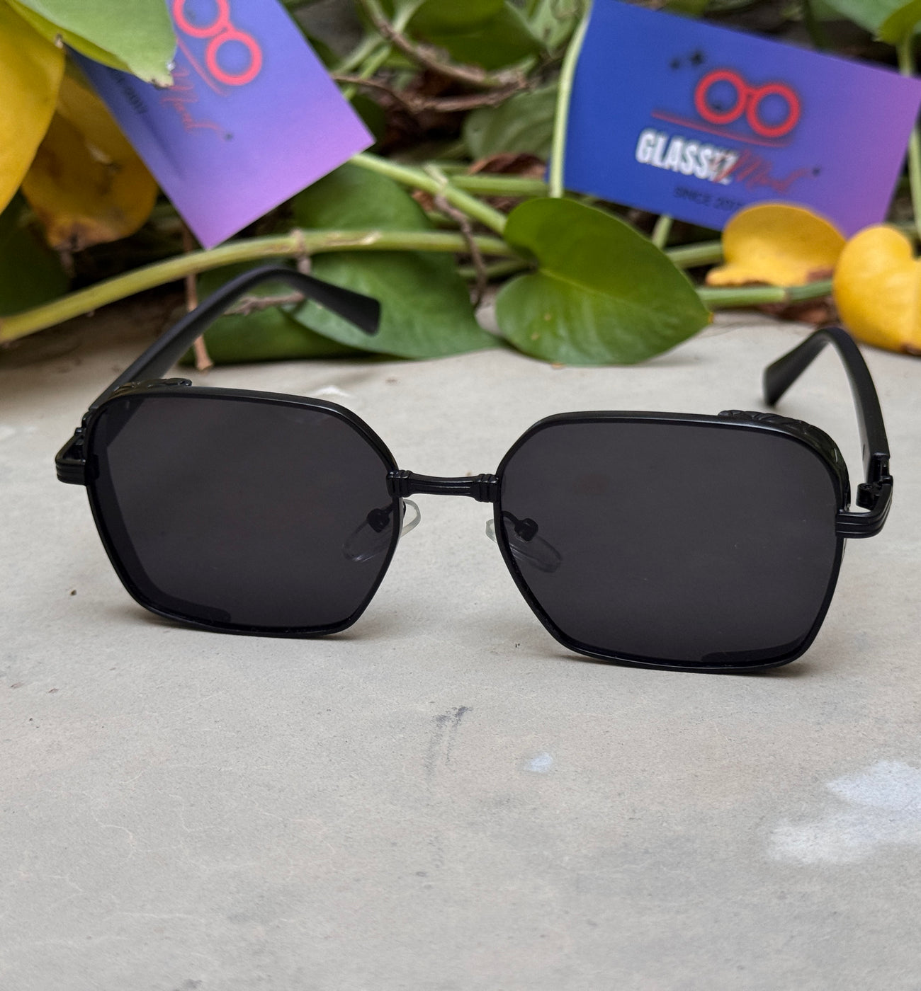Balmain – 5611 – 57 – Black – Metal – Sunglasses – Unisex
