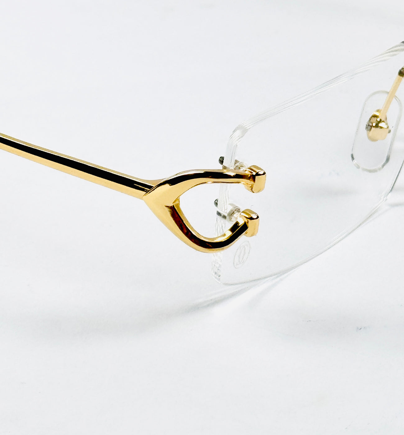 Cartier – 0488 – 56 – Golden - Metal - Optics – Unisex - Premium