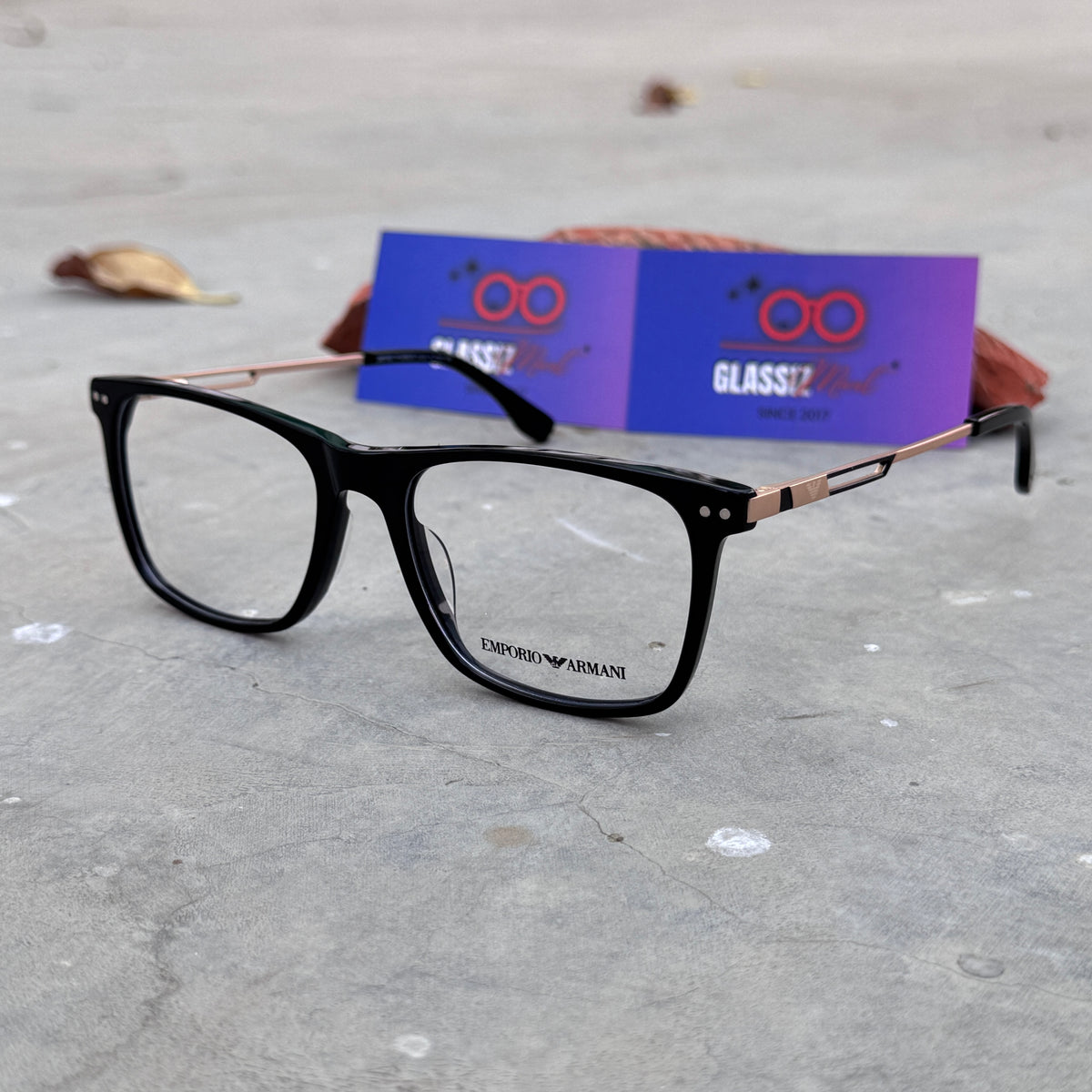 Boss – 42403 – 54 – Golden Black - Acetate - Optics – Unisex - Premium