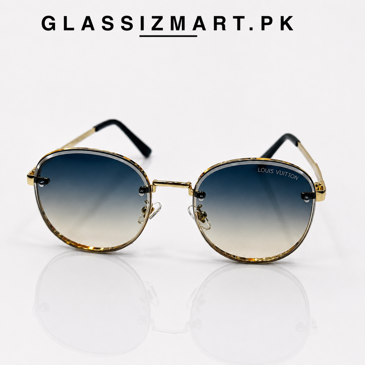 Louis Vuitton – 22282 - 56 – Golden Multi - Metal - Sunglasses – Unisex