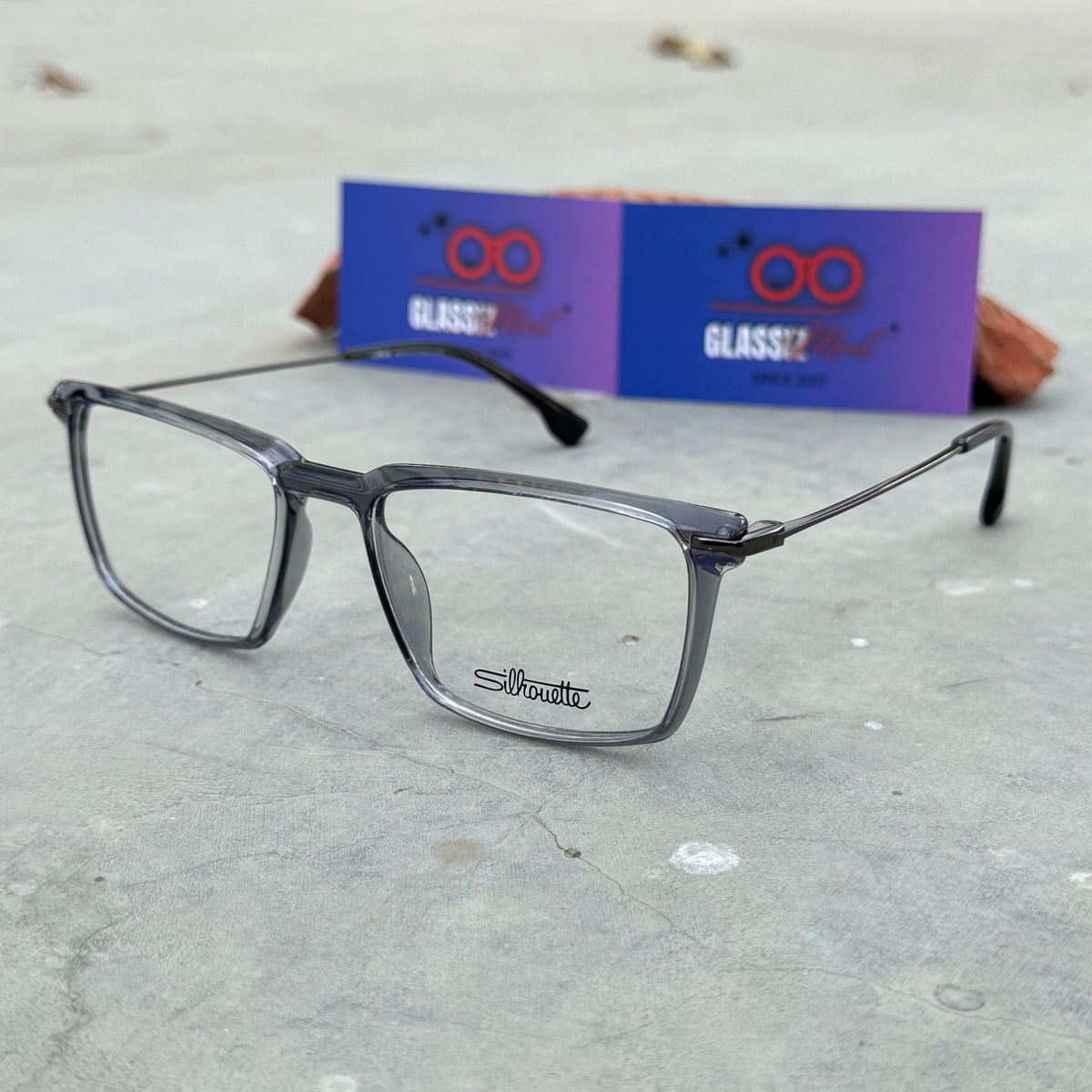 Sillouette – 7838 – 53 – Grey –  Acetate - Optics – Unisex - Premium