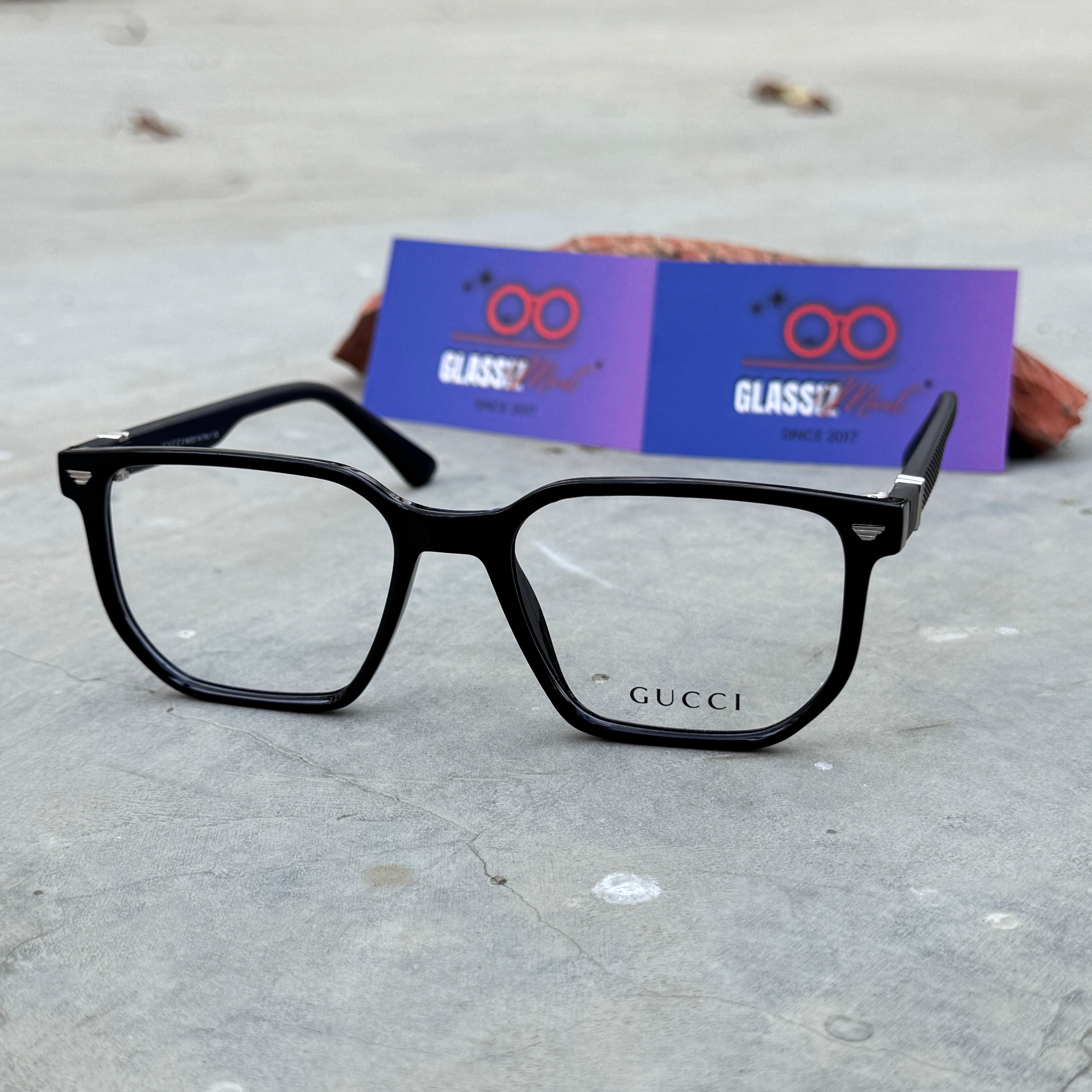 Gucci – 575 – 53 – Black –  Acetate - Optics – Unisex - Premium