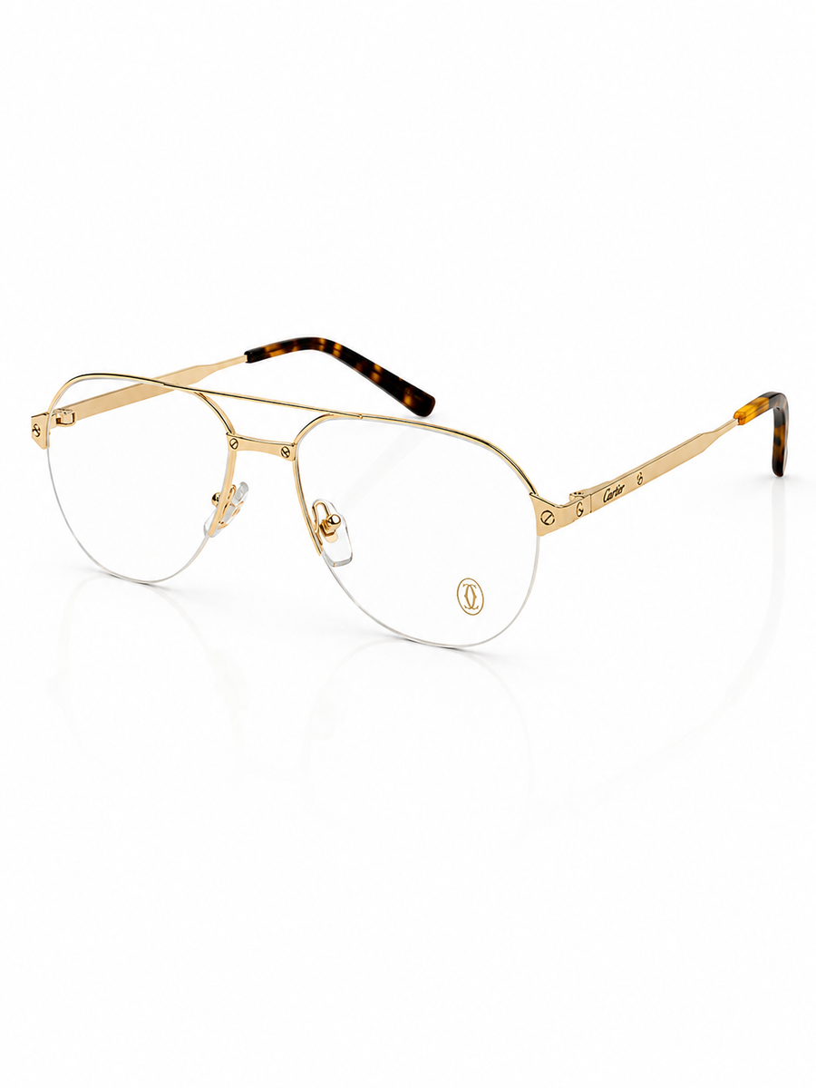 Cartier - 0321 – 56 – Golden –  Acetate - Optics – Unisex - Premium