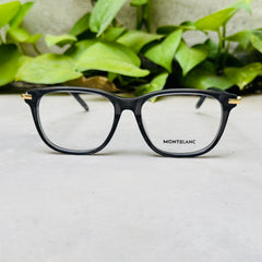 Mont Blanc – 2750 – 55 – Black –  Acetate - Optics – Unisex - Premium