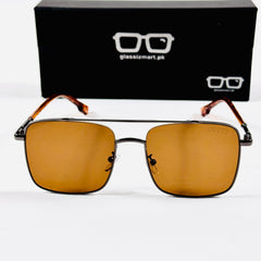 Gucci – 6143 – 56 – Tortoise Brown – Metal – Sunglasses – Unisex