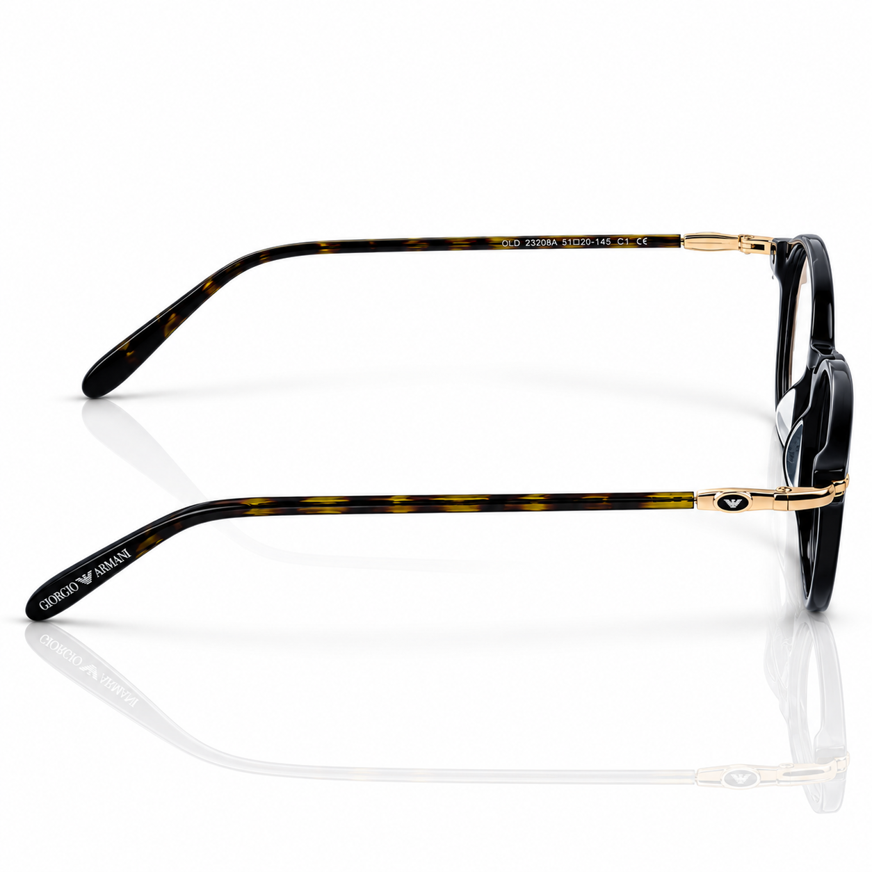 Armani – 25208 – 51 – Black –  Acetate- Optics – Unisex - Premium