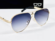 Lv – 2A808 – 57 – Golden Black Gradient – Metal - Sunglasses – Unisex