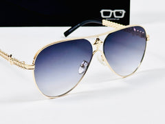 Lv – 2A808 – 57 – Golden Black Gradient – Metal - Sunglasses – Unisex
