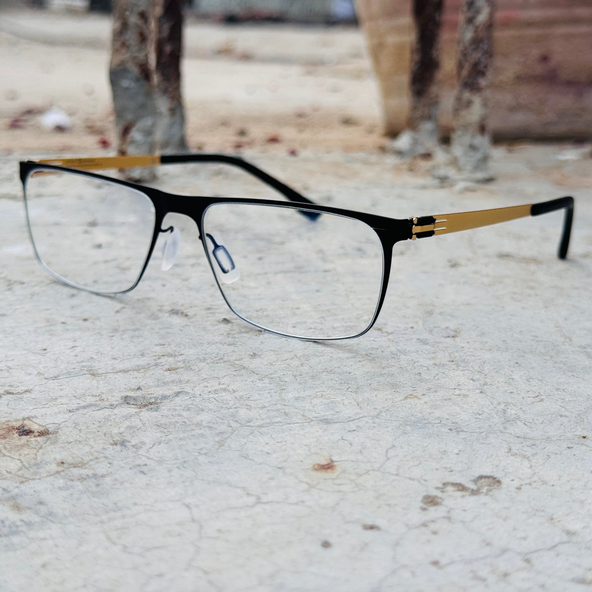 ICI BERLIN (Original) – Seekorso – 54 – Golden Black –  Metal - Optics – Unisex - Premium