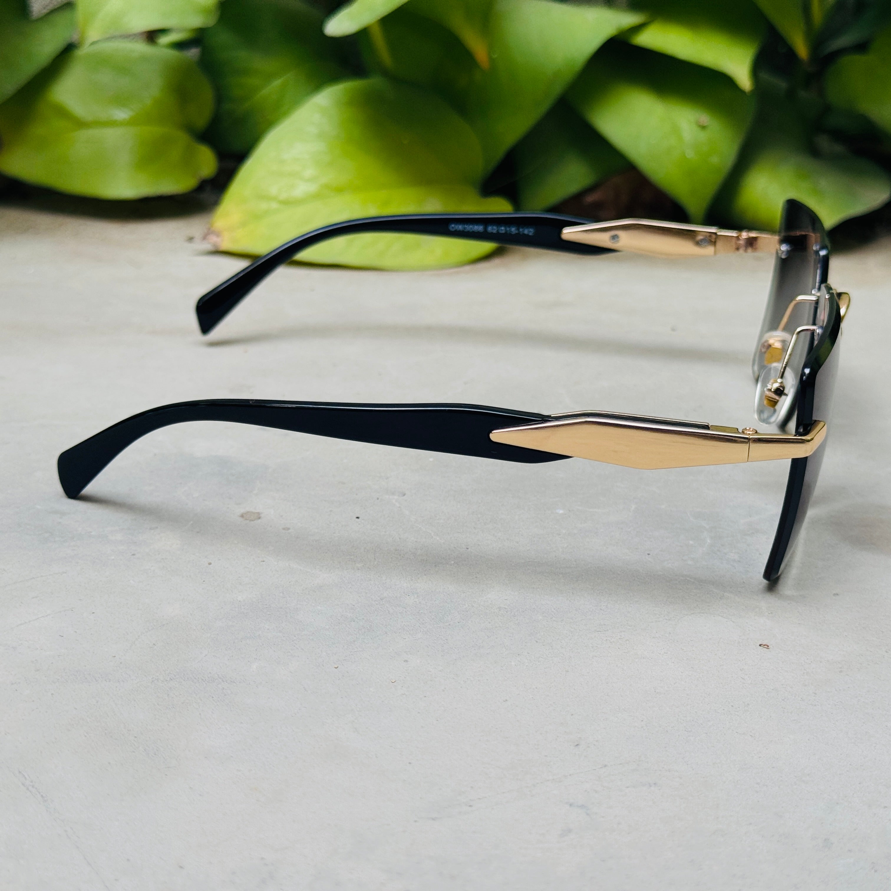 Prada – 3086 – 62 – Golden Green – Metal - Sunglasses – Rimless - Unisex