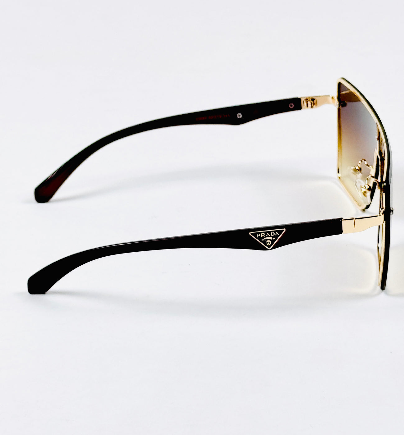 Prada – 23082 – 60 – Golden Brown – Metal – Sunglasses – Unisex