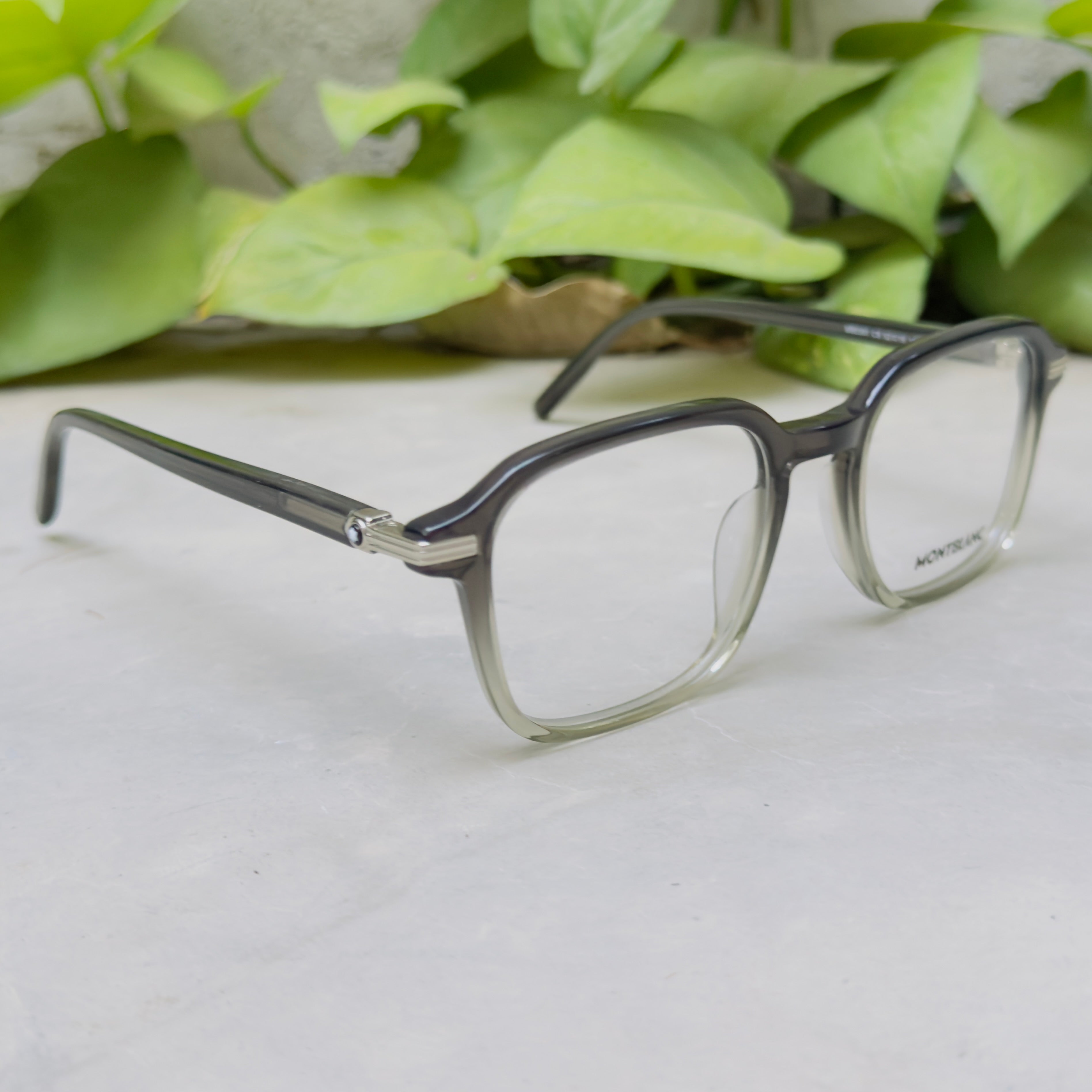 Mont Blanc – 0391 – 52 – Grey Gradient –  Acetate - Optics – Unisex - Premium