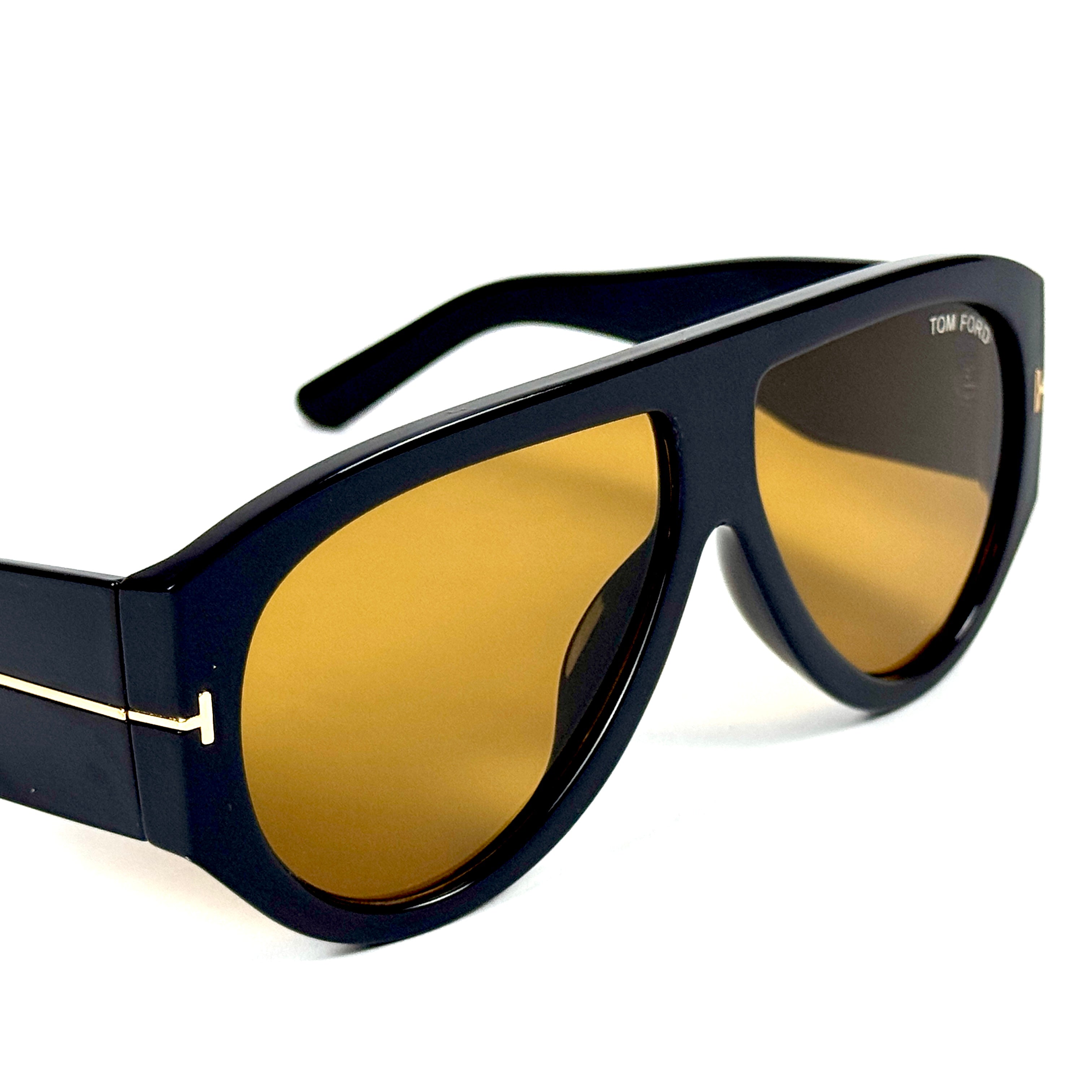 Tom Ford – 1044 - 60 - Black Yellow – Acetate - Sunglasses – Unisex