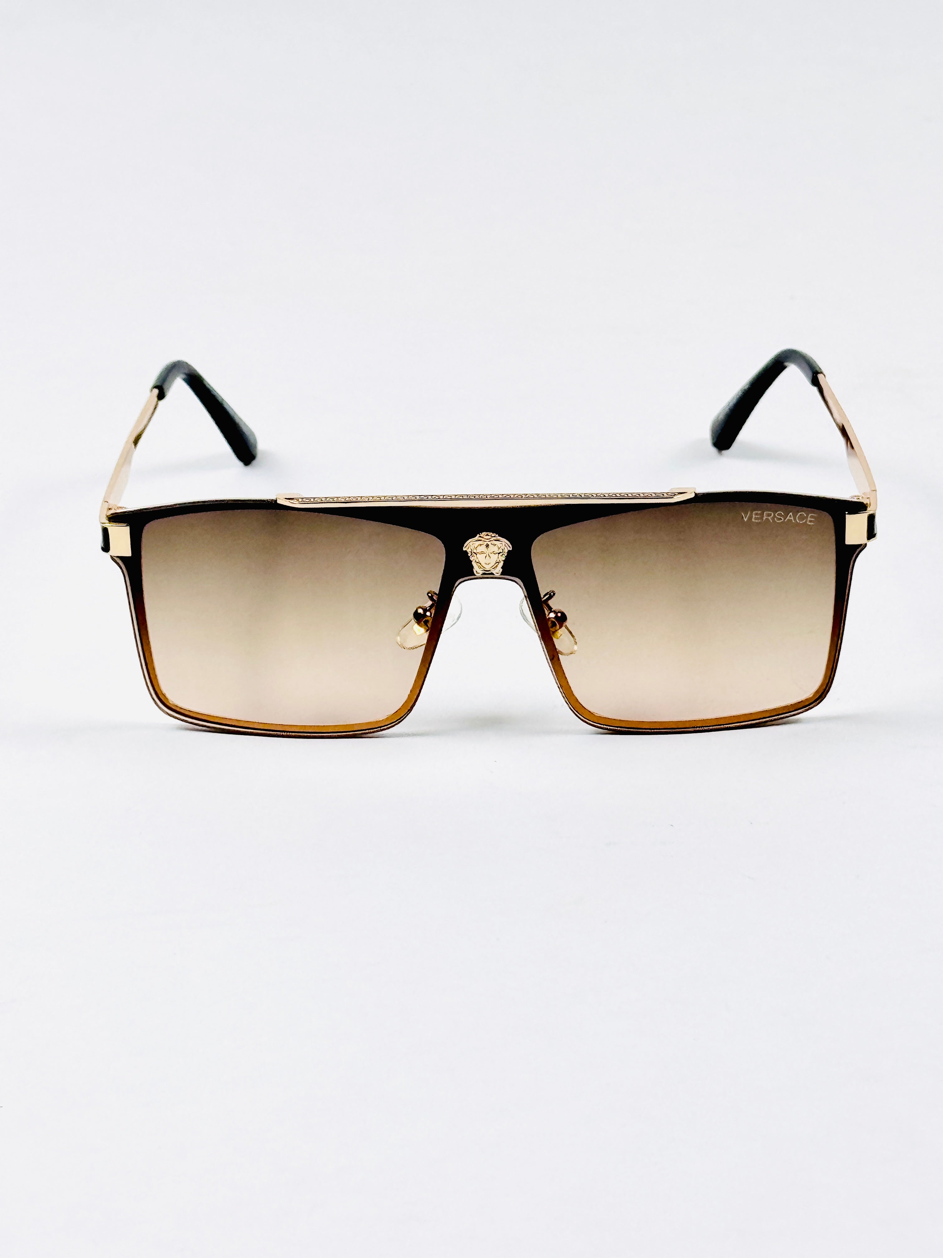 Versace – 22170 – 60 – Golden Brown – Metal – Sunglasses – Unisex