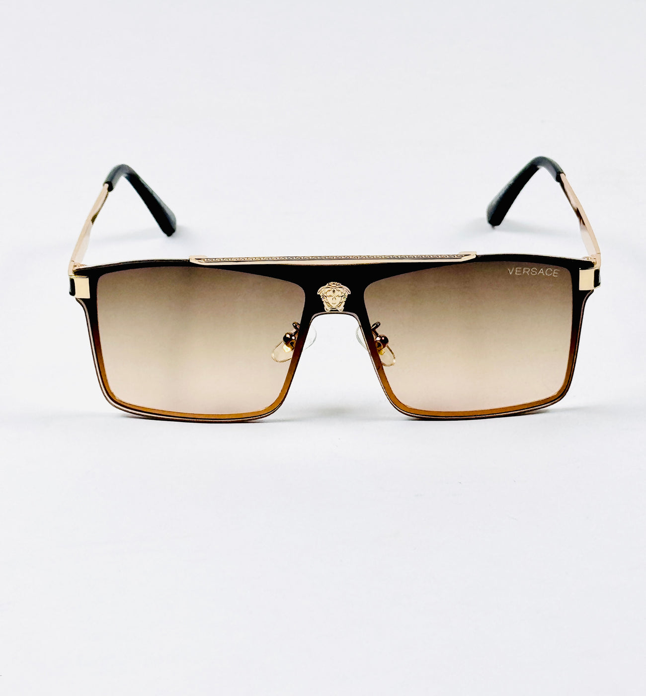 Versace’s – 22170 – 60 – Golden Brown – Metal – Sunglasses – Unisex