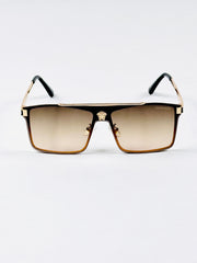 Versace’s – 22170 – 60 – Golden Brown – Metal – Sunglasses – Unisex