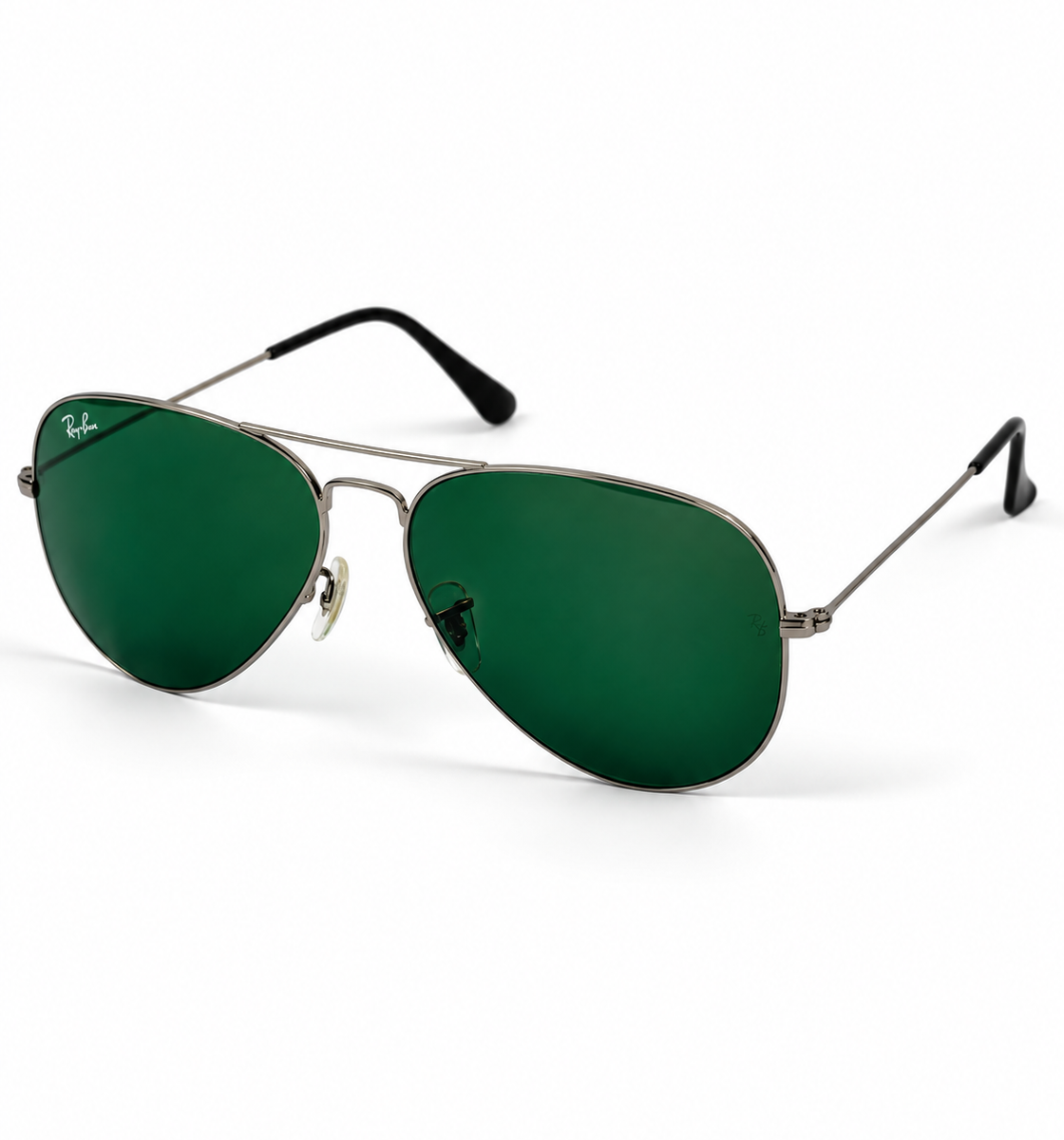 Rayban – 3026 – 62 – Grey Green – Metal – Sunglasses – Unisex - Premium