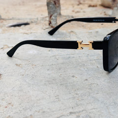 Hermes - 33120 – 60 – Black – Acetate – Sunglasses – Ladies
