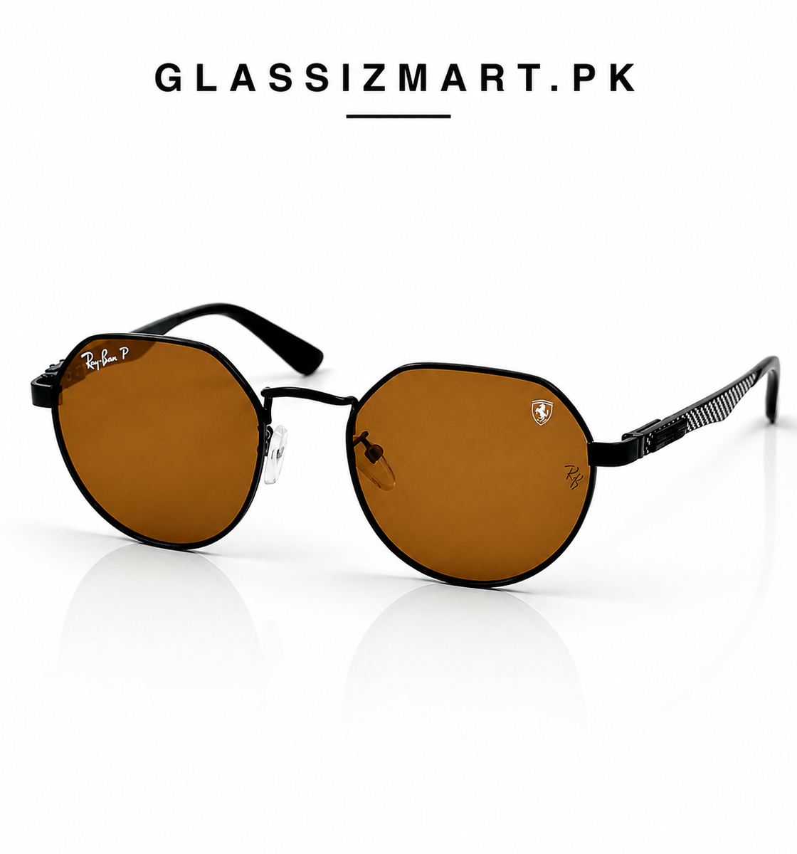 Rayban – 0303 – 56 – Brown – Acetate – Sunglasses – Unisex