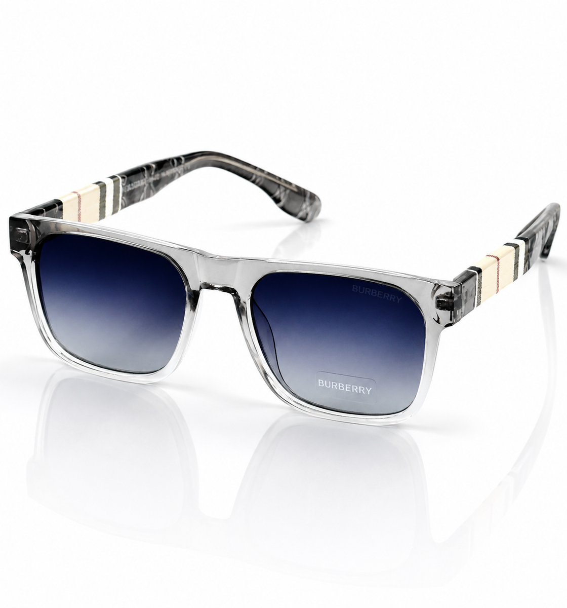 Burberry - 7718 – 54 – Grey – Acetate – Sunglasses – Unisex