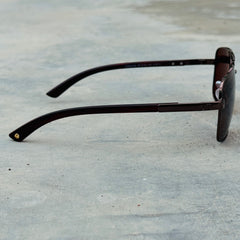 Cartier – 2348 – 58 - Brown – Acetate – Metal – Sunglasses