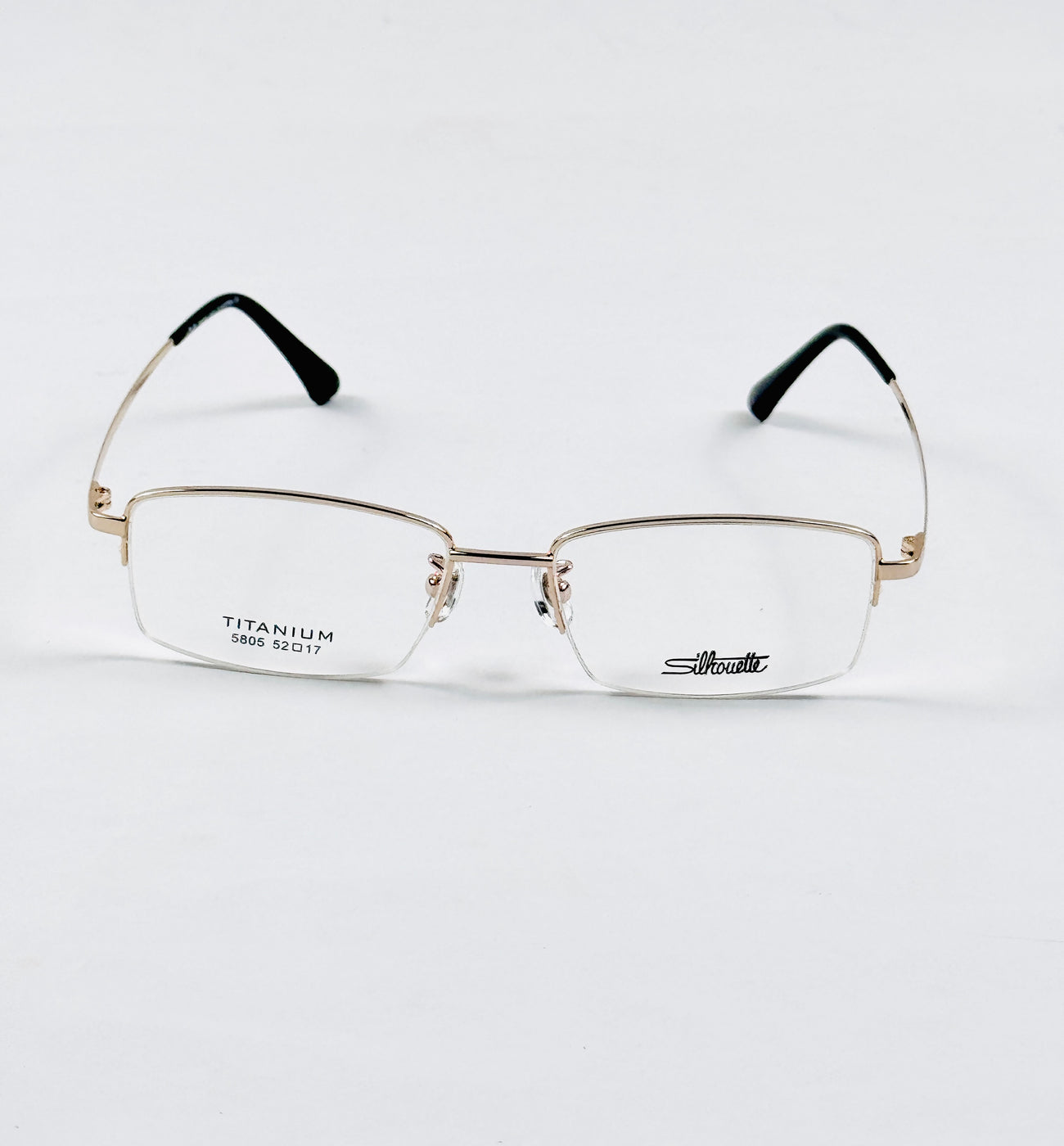 Silhouette – 5805 – 52 – Golden –  Metal - Optics – Unisex - Premium