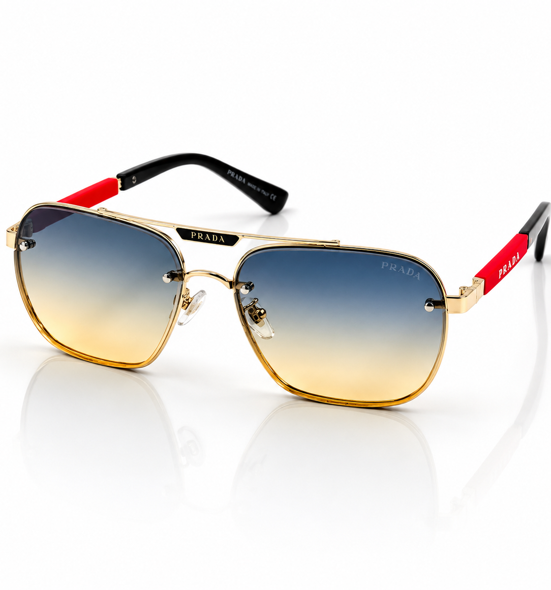 Prada – 23227 - 59 – Golden Multi – Metal – Sunglasses