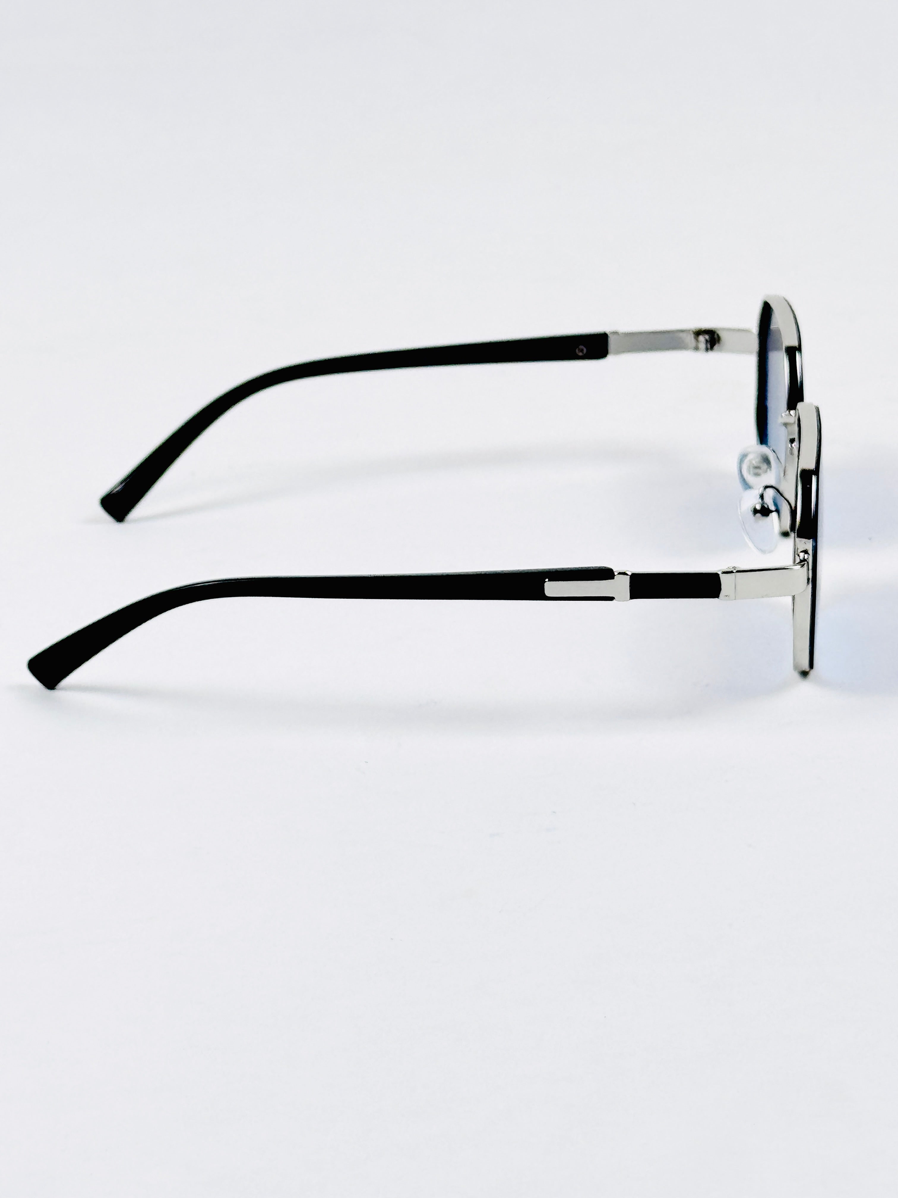 Police – 1058 - 58 – Silver Blue – Metal – Sunglasses - Unisex