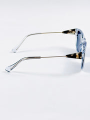Moscot - 9837 – 53 – Transparent Blue – Acetate – Sunglasses – Unisex