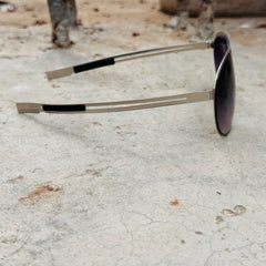 Porsche – 8605 - 63 – Silver - Metal - Sunglasses – Unisex - Premium