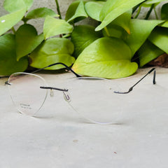 Serova – 1001 – 56 – Black –  Metal - Optics – Rimless - Unisex