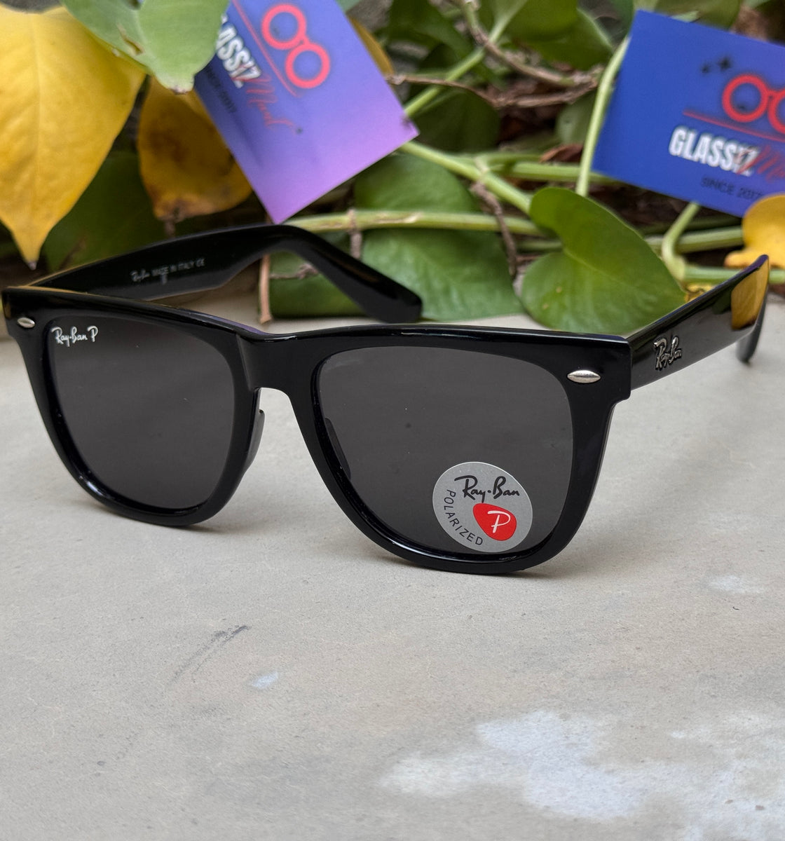RayBan – 2140 – 60 – Black –  Acetate- Sunglasses – Unisex