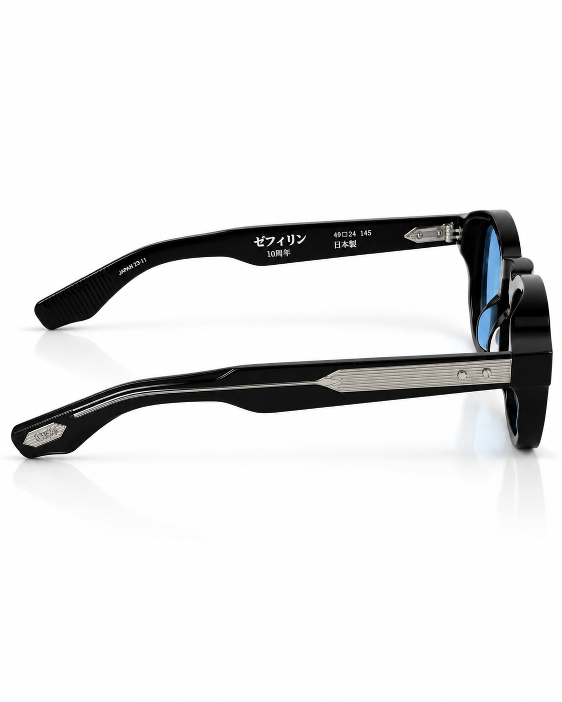 Jacques Marie Mage – ZEPHIRIN – 44 – Tortoise Blue – Acetate – Sunglasses – Unisex - Premium
