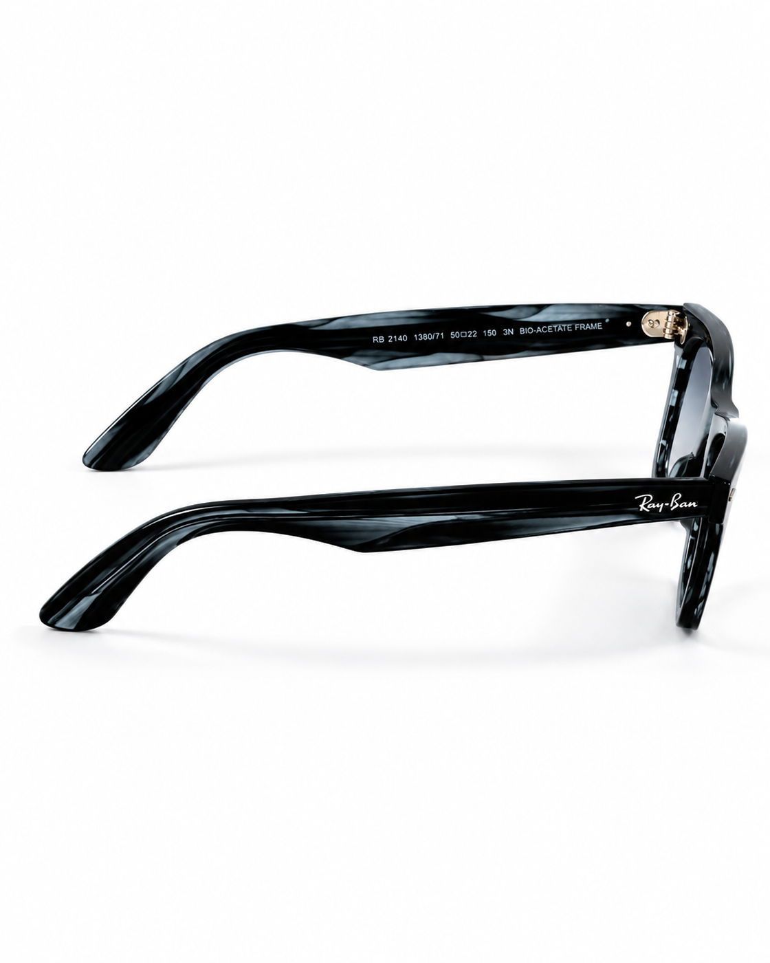 RayBan – 2140 – 50 – Grey Textured –  Acetate- Sunglasses – Unisex - Premium