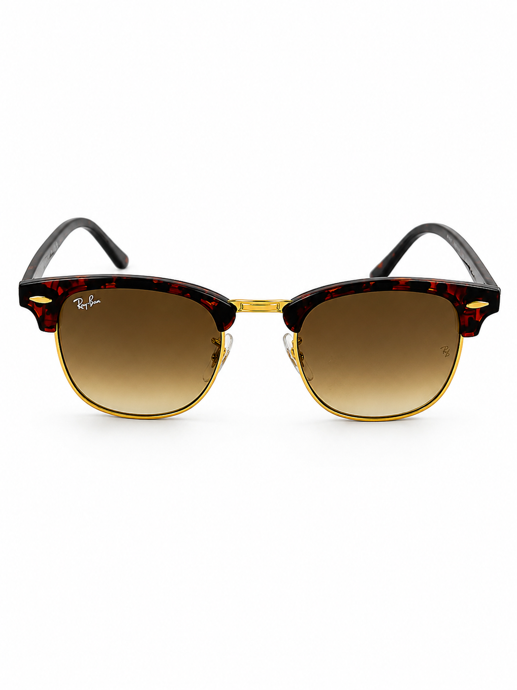 Ray Ban – 3016 – Clubmaster – Tortoise Golden Brown – Sunglasses - Premium