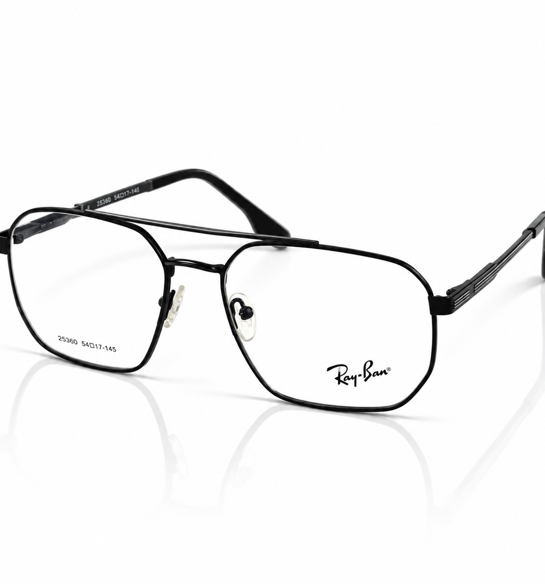 Rayban – 253608 – 53 - Black – Metal – Optics - Unisex