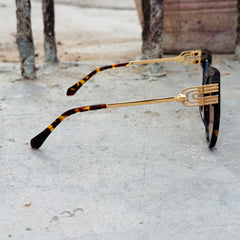 Miu Miu - 51P - 57 – Golden Brown - Acetate- Metal - Sunglasses – Ladies - Premium