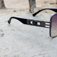 Versace – 395 – 55 - Grey Multi – Acetate – Metal – Sunglasses - Ladies