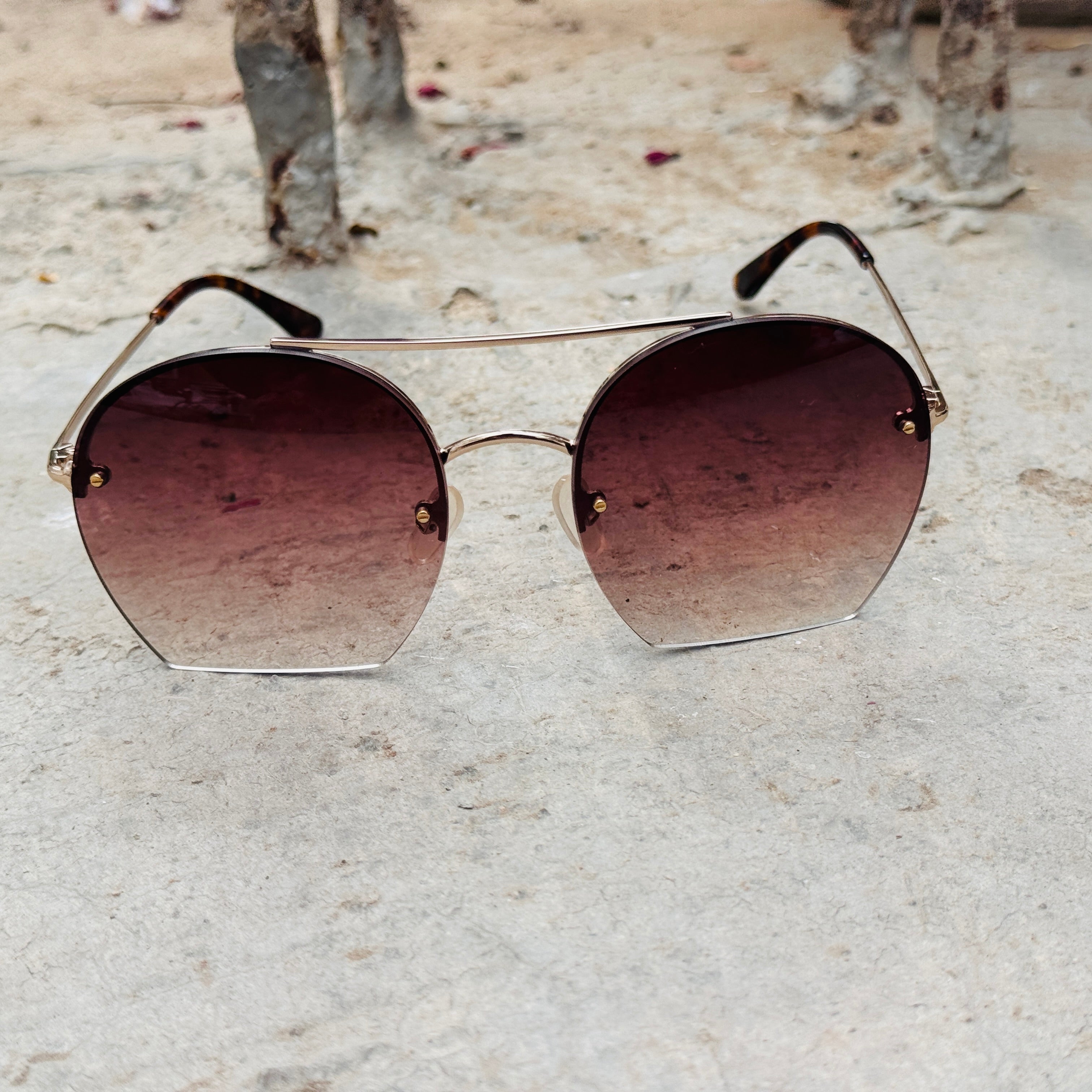 Tom Ford – 506 - 55 –  Golden Brown - Metal - Sunglasses – Ladies - Premium