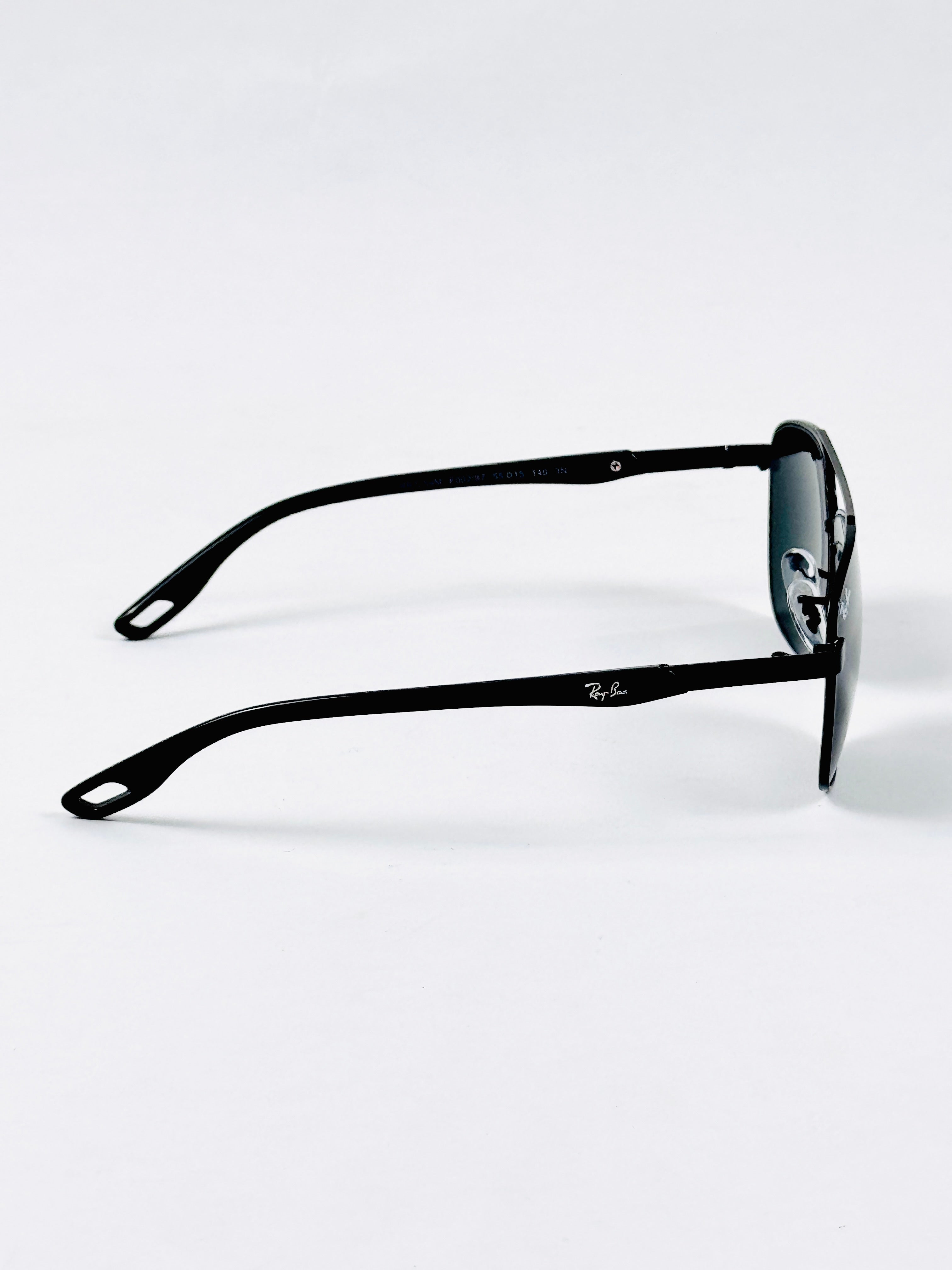 RayBan – 3659 – 55 – Black –  Metal - Sunglasses – Unisex - Premium