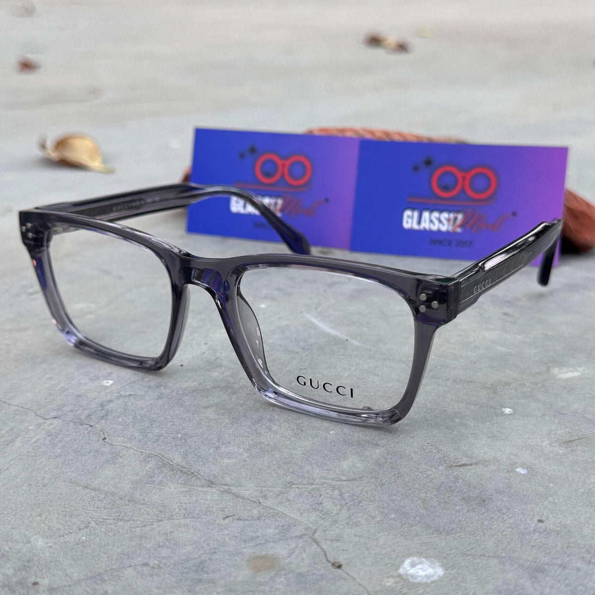Gucci – 9304 – 54 – Grey –  Acetate - Optics – Unisex - Premium