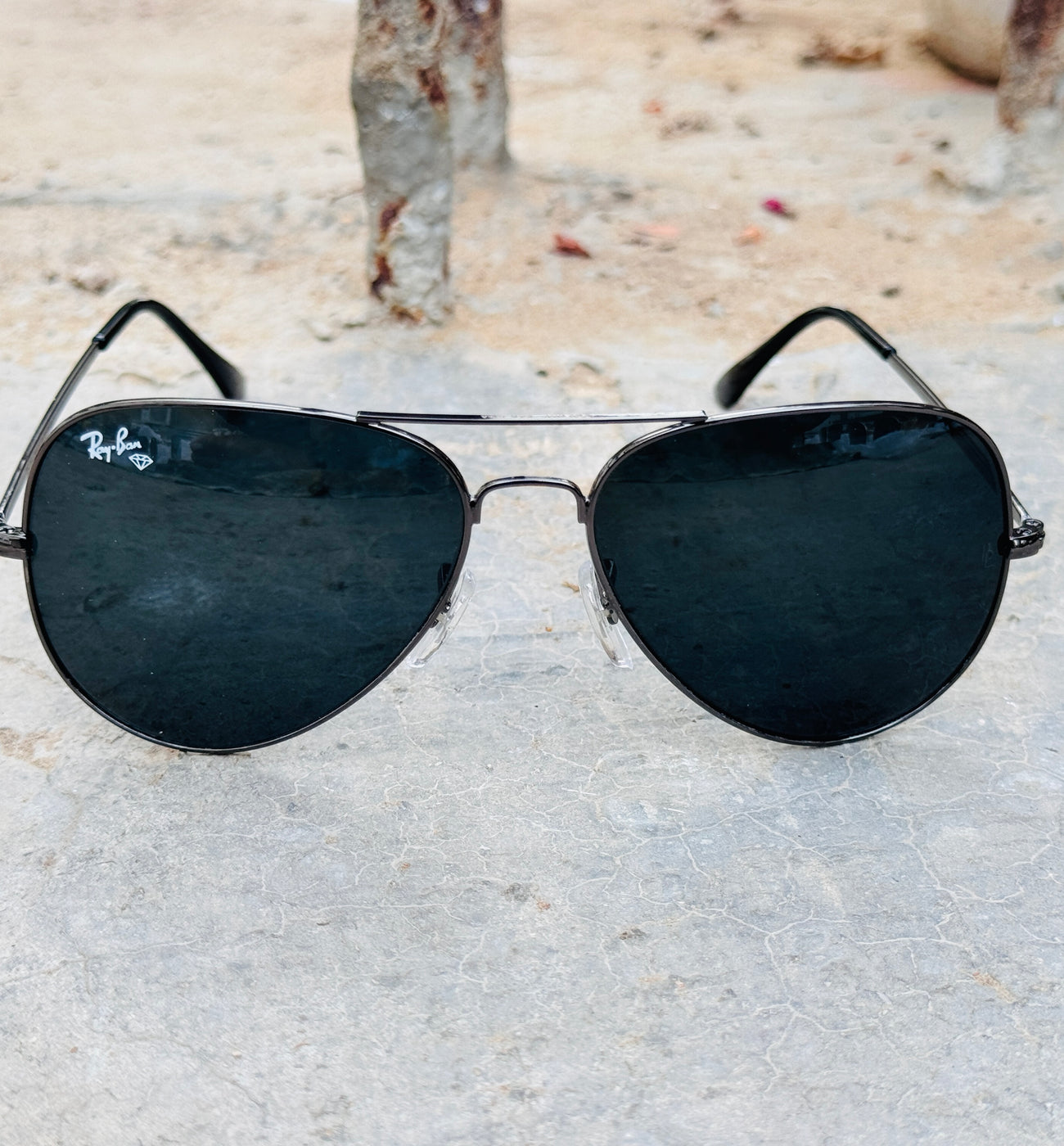 Rayban – 3026 – 62 – Grey Black – Metal – Sunglasses – Unisex