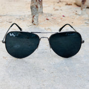 Rayban – 3026 – 62 – Grey Black – Metal – Sunglasses – Unisex