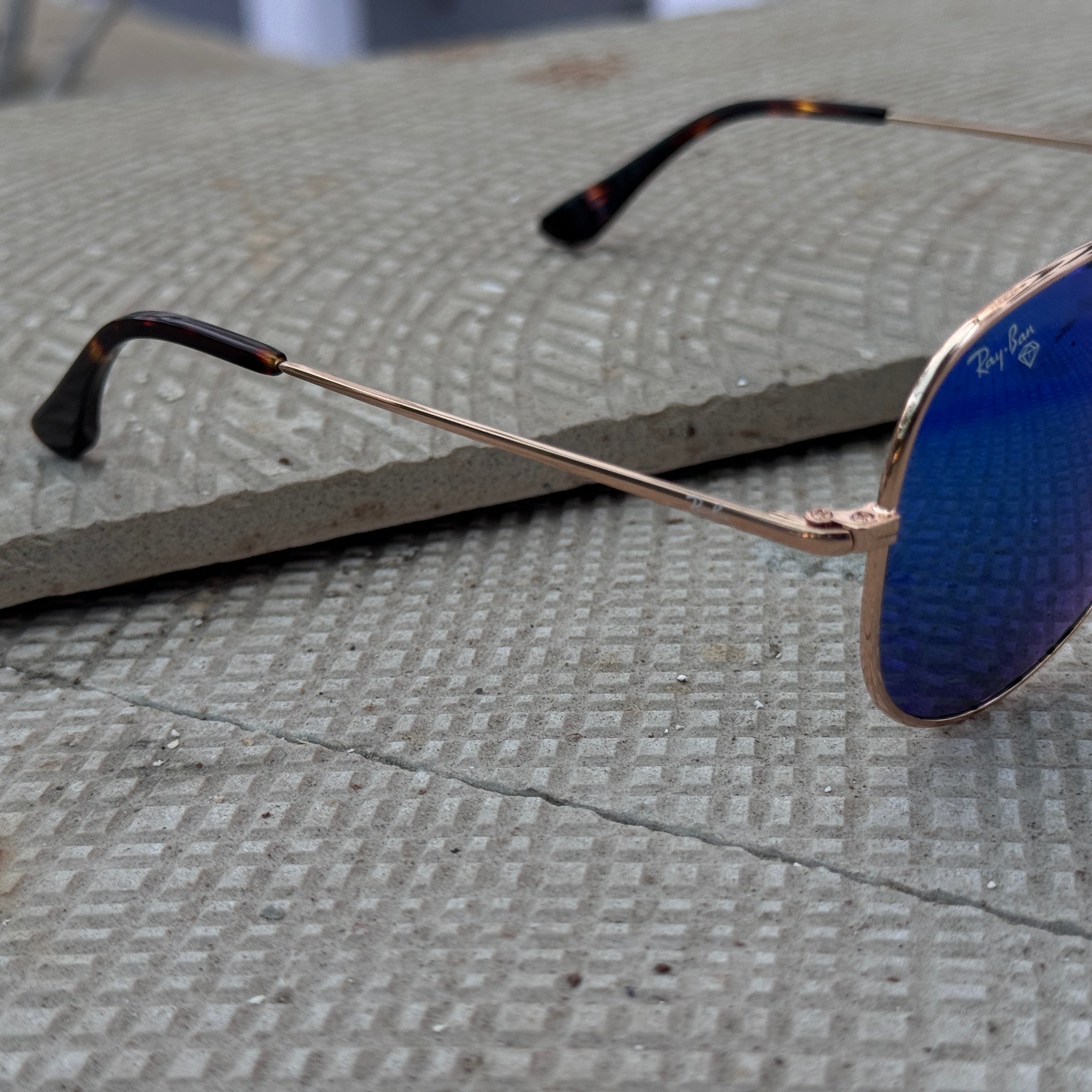 Rayban – 3035 – 62 – Golden Mercury – Metal – Sunglasses – Unisex - Premium