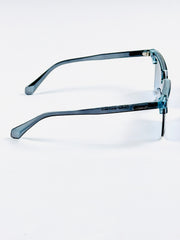 Cartier – 3636 – 56 – Blue - Acetate - Metal - Sunglasses – Unisex
