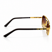 Cartier – 58443 – 54 – Golden Brown – Metal – Sunglasses – Unisex