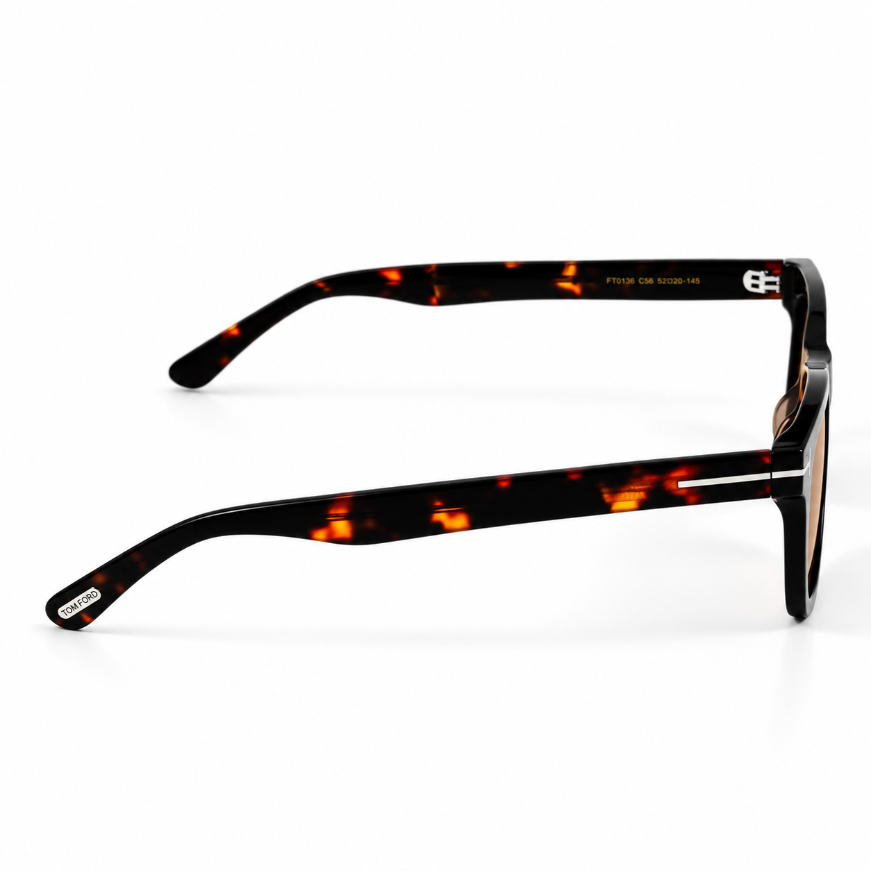 Tom Ford – 0513 - 57 – Tortoise –  Acetate - Sunglasses – Unisex - Premium
